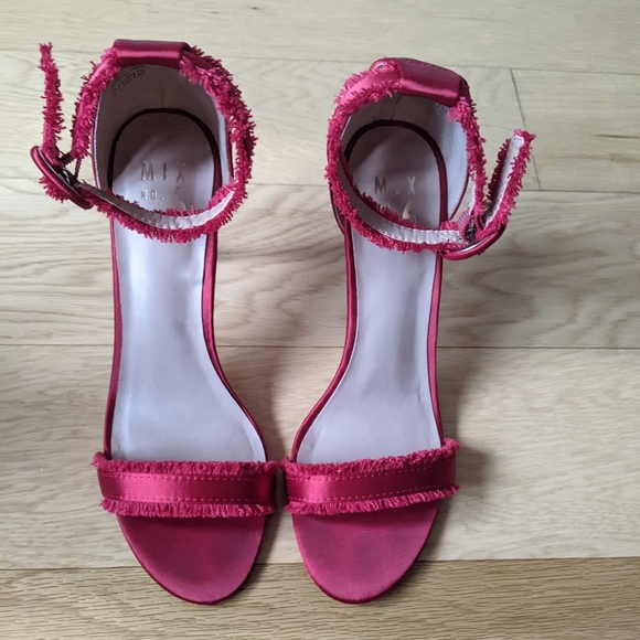 Mix No. 6 Rayane Red Heeled Sandal - Picture 7 of 9